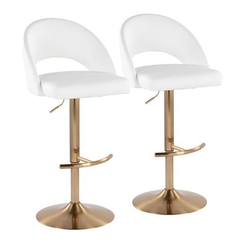 Renee Adjustable Barstool - Set Of 2